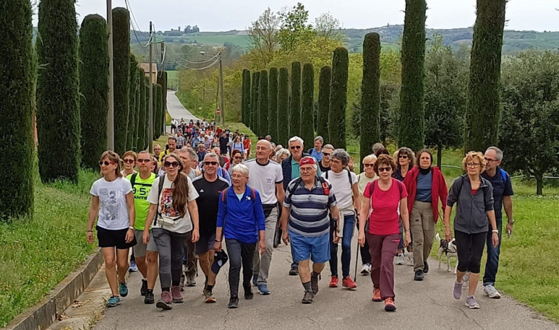 Duecento camminatori a San Maurizio di Conzano